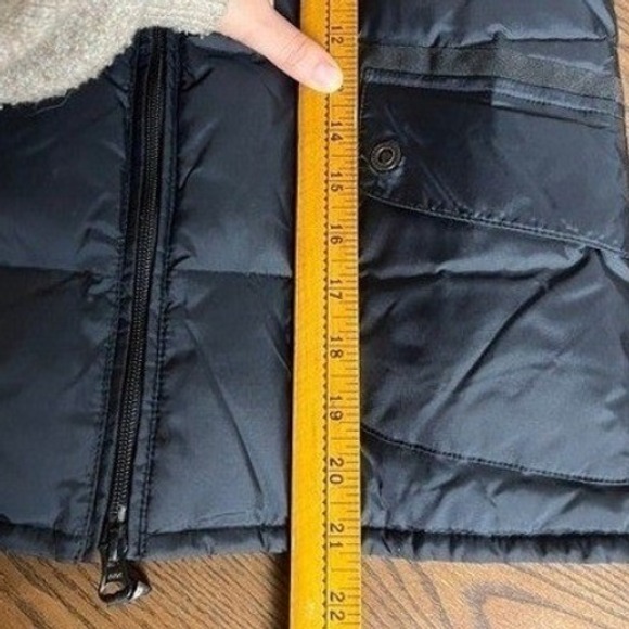 Timberland Vest Women's Large Black Quilted Puffer Full Zip Logo Outdoors Hunter - Picture 9 of 15